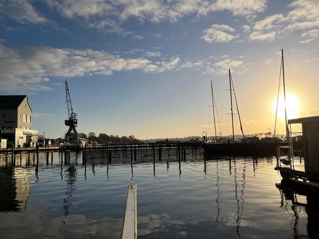 Ostsee Hausboot Schleswig Ostseeblick 1 Exterior photo
