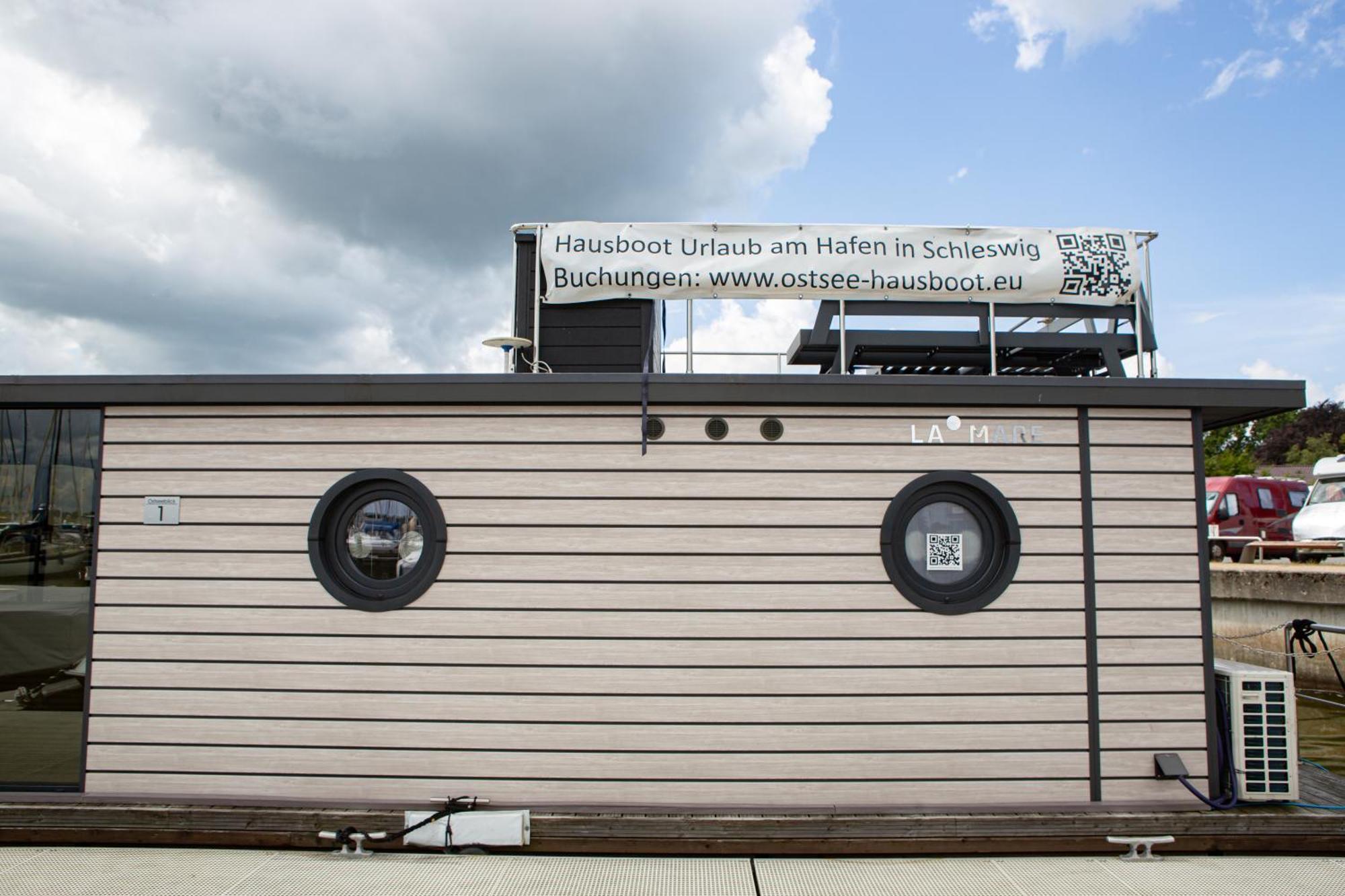 Ostsee Hausboot Schleswig Ostseeblick 1 Exterior photo